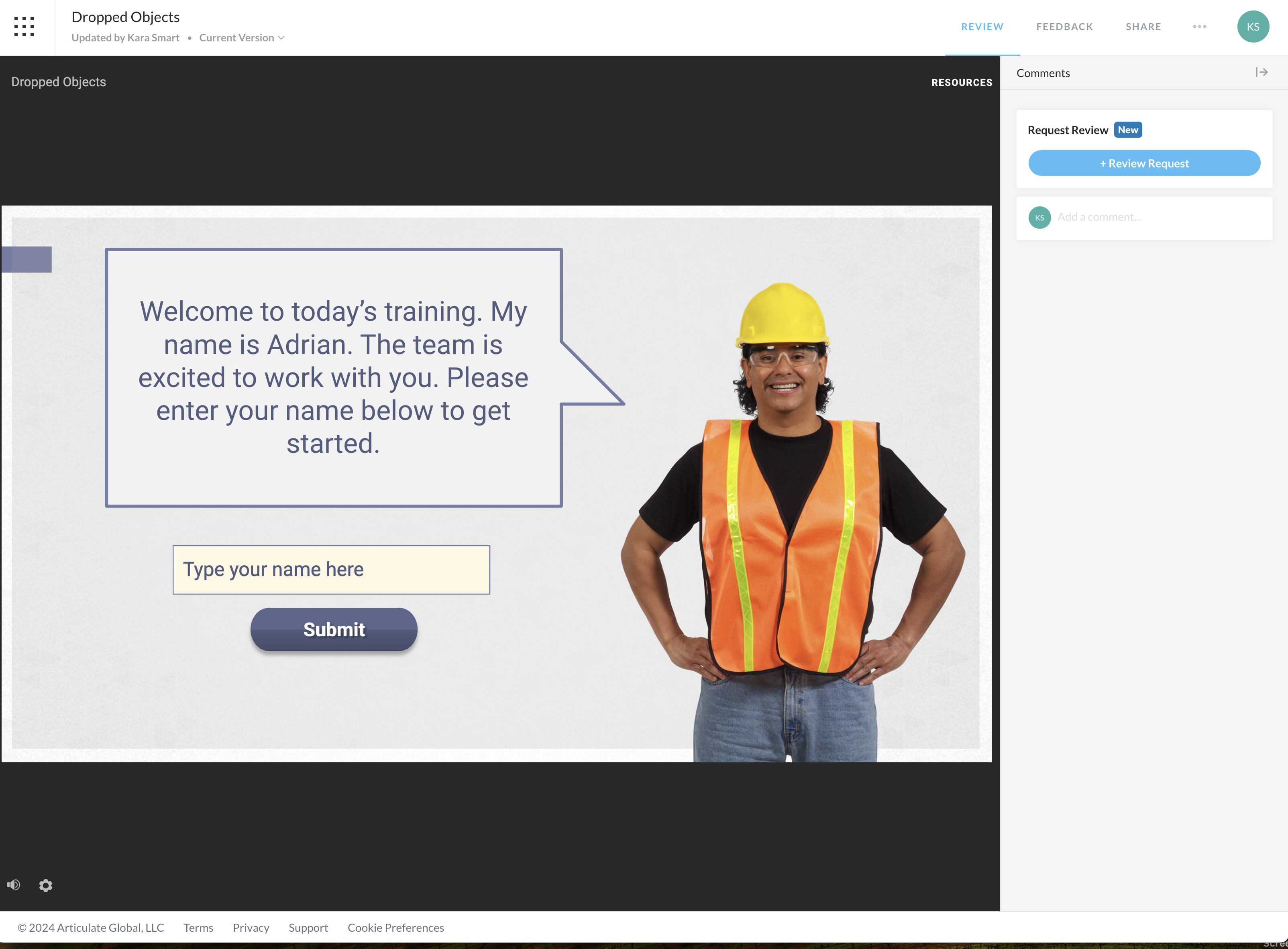 Personalized Welcome screen thumbnail